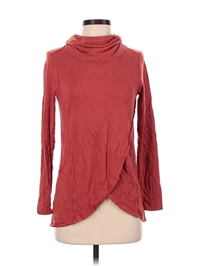 Pre-owned Magnolia Grace Turtleneck Sweater In Red
