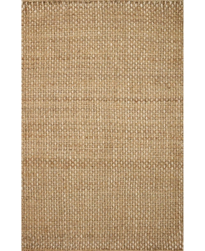 Magnolia Home By Joanna Gaines X Loloi Cooper Coo-01 2'3" X 3'9" Area Rug In Brown