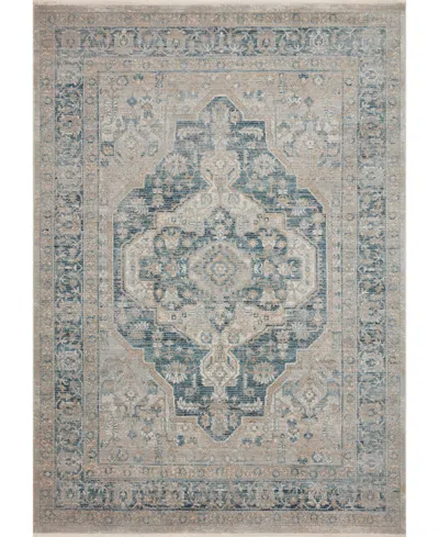 Magnolia Home By Joanna Gaines X Loloi Elise Eli-01 2'8" X 13' Runner Area Rug In Neutral