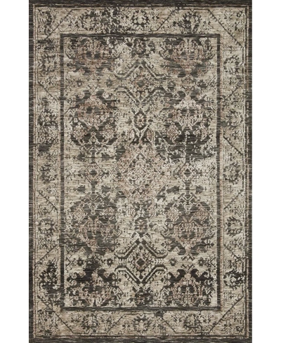 Magnolia Home By Joanna Gaines X Loloi Lindsay Lis-04 5' X 7'6" Area Rug In Charcoal