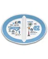 Magnolia Lane North Carolina Tar Heels Two-section Melamine Platter In Multi
