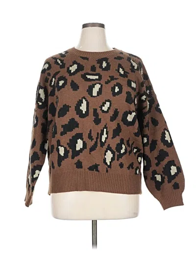 Pre-owned Magnolia Pullover Sweater In Brown
