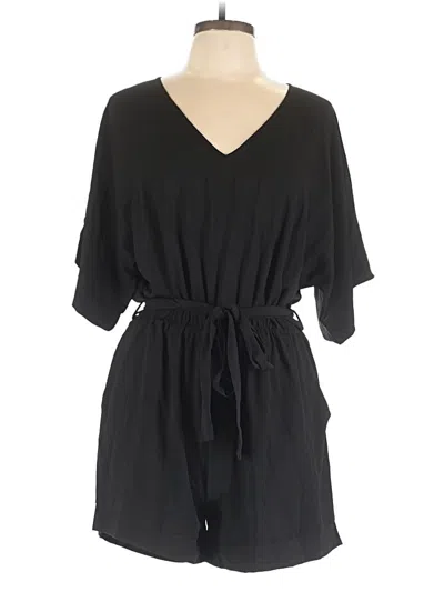 Pre-owned Magnolia Romper In Black
