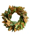 Magnolia Supply Co Fresh Magnolia Wreath, 20" In No Color