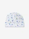 Magnolia Baby Baby Boys Dinoland Beanie Hat In White