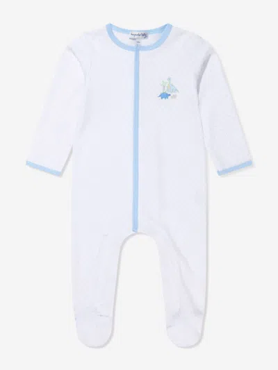 Magnolia Baby Baby Boys Dinoland Embroidered Babygrow In White