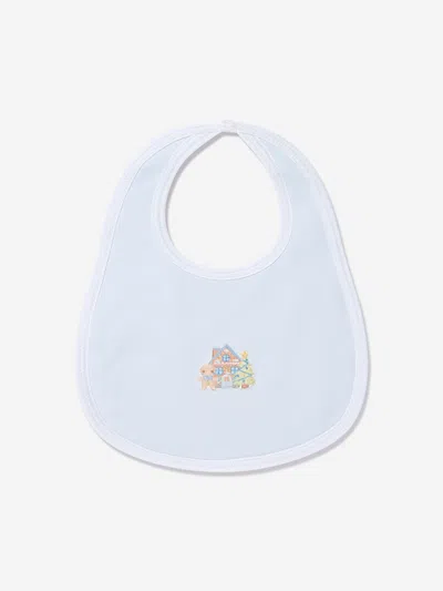 Magnolia Baby Baby Boys Sweet Gingerbread Embroidered Bib In White