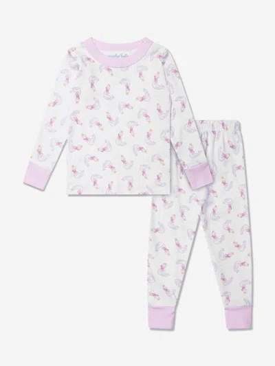 Magnolia Baby Kids' Baby Girls Princess Swan Long Pyjamas In White