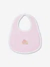 MAGNOLIA BABY BABY GIRLS SWEET GINGERBREAD EMBROIDERED BIB