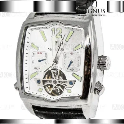 Pre-owned Magnus Halifax M111msb05 Automatic Mens Watch