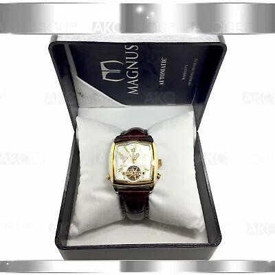 Pre-owned Magnus Halifax M111mtr05 Automatic Stainless Steel Mens Watch