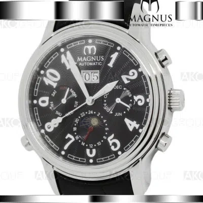 Pre-owned Magnus Lugano M104msb82 Automatic Mens Watch