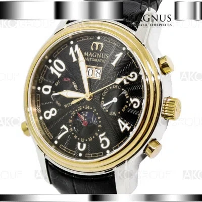 Pre-owned Magnus Lugano M104mtb82 Automatic Mens Watch