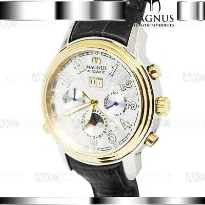 Pre-owned Magnus Lugano M104mtb85 Automatic Mens Watch