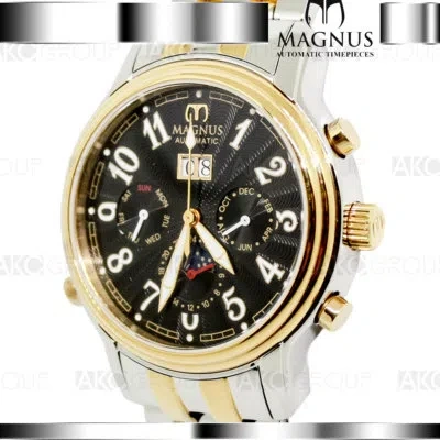 Pre-owned Magnus Lugano M104mtt82 Automatic Mens Watch