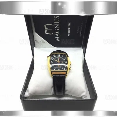 Pre-owned Magnus Monterrey M110mgr42 Automatic Stainless Steel Mens Watch
