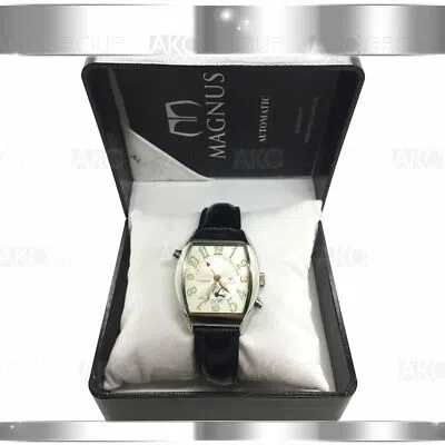 Pre-owned Magnus Monterrey M110msb45 Automatic Stainless Steel Mens Watch