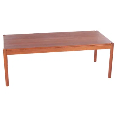 Pre-owned Magnus Olesen Mid-century Modern Coffee Table By , Wood, Denmark, 1960s In Brown