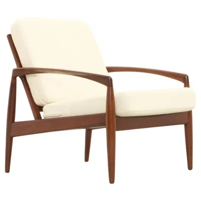Pre-owned Magnus Olesen Paper Knife Armchair By Kai Kristiansen For , Denmark, 1956 In Brown