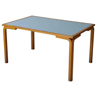 Pre-owned Magnus Olesen Rectangle Birch Table/desk By Rud Thygesen And Johnny Sørensen For  In Brown