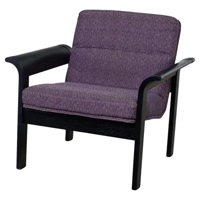 Pre-owned Magnus Olesen Single Rudd Int Danish Oak Lounge Chair By Thygesen & Sorensen For  In Brown