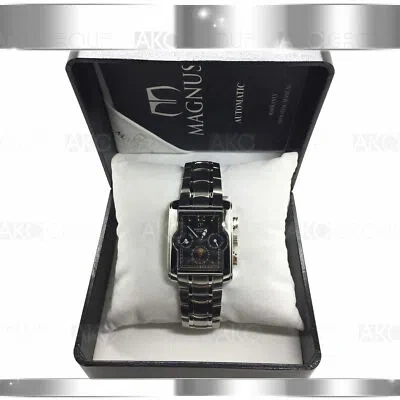 Pre-owned Magnus Torino M112mss92 Automatic Stainless Steel Mens Watch