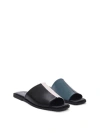 Maguire Cabra Sandal In Black/ White & Navy