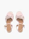 Maguire Noto Block-heel Knotted Sandals Women In Peach