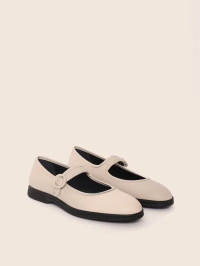 Maguire Shoes Orcia Cream Ballerina In Beige