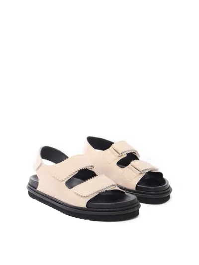 Maguire Tavira Buttermilk Sandal In Ivory/cream Beige