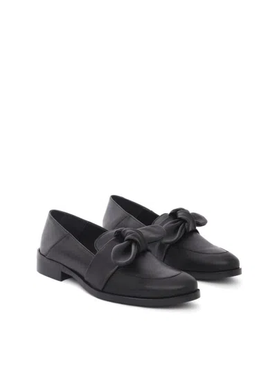Maguire Valencia Loafer In Black Leather