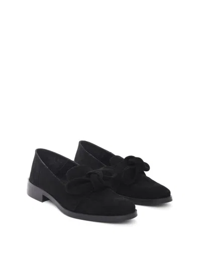 Maguire Valencia Loafer In Black Suede