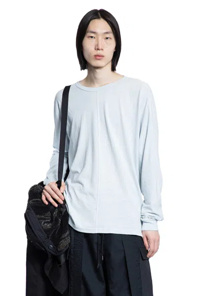 Maharishi 5245 Cross Loose L/s T-shirt In Blue