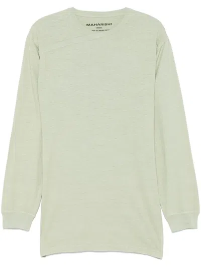 Maharishi 6001 Monk Hemp T-shirt In Green