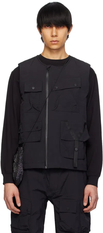 Maharishi Black Cargo Vest
