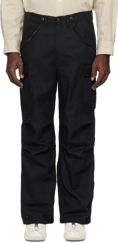 Maharishi Black Hemp M65 Cargo Pants