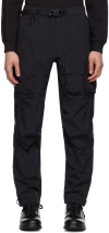 MAHARISHI BLACK WATER-REPELLENT CARGO trousers
