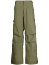 Maharishi Tiger Vs Samurai-embroidered Cargo Trousers In Green