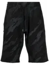 MAHARISHI BONSAI FOREST-PRINT COTTON SHORTS