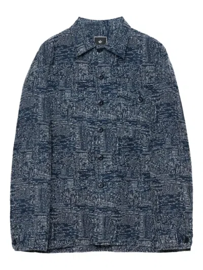Maharishi Buttoned Cotton Shirt In Blue