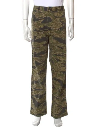 Pre-owned Maharishi Camouflage Print Pants W/ Tags In Green