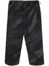 MAHARISHI CAMOUFLAGE-PRINT SHORTS