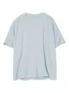 Maharishi Central-seam Short-sleeve T-shirt In Blue