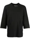 Maharishi Crew-neck Knitted T-shirt In Black