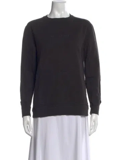 Pre-owned Maharishi Crew Neck Sweater In Black