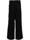 Maharishi X Jean-michel Basquiat Wide-leg Trousers In Black