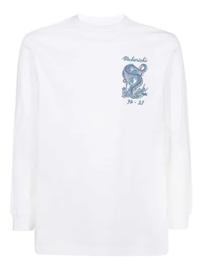 MAHARISHI DRAGON-EMBROIDERED LONG-SLEEVE T-SHIRT