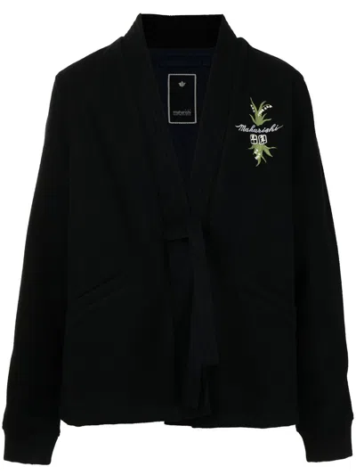Maharishi Embroidered-logo Jacket In 蓝色