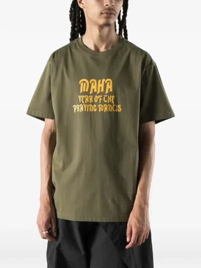 Maharishi Graphic-print T-shirt In Green