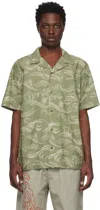 Maharishi Songkran Organic Cotton Shirt In Olive